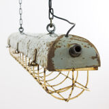 Industrial metal pendant bunker light