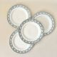 Iron earth dessert plates Salins
