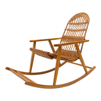 Rocking-chair Tchécoslovaquie années 1970