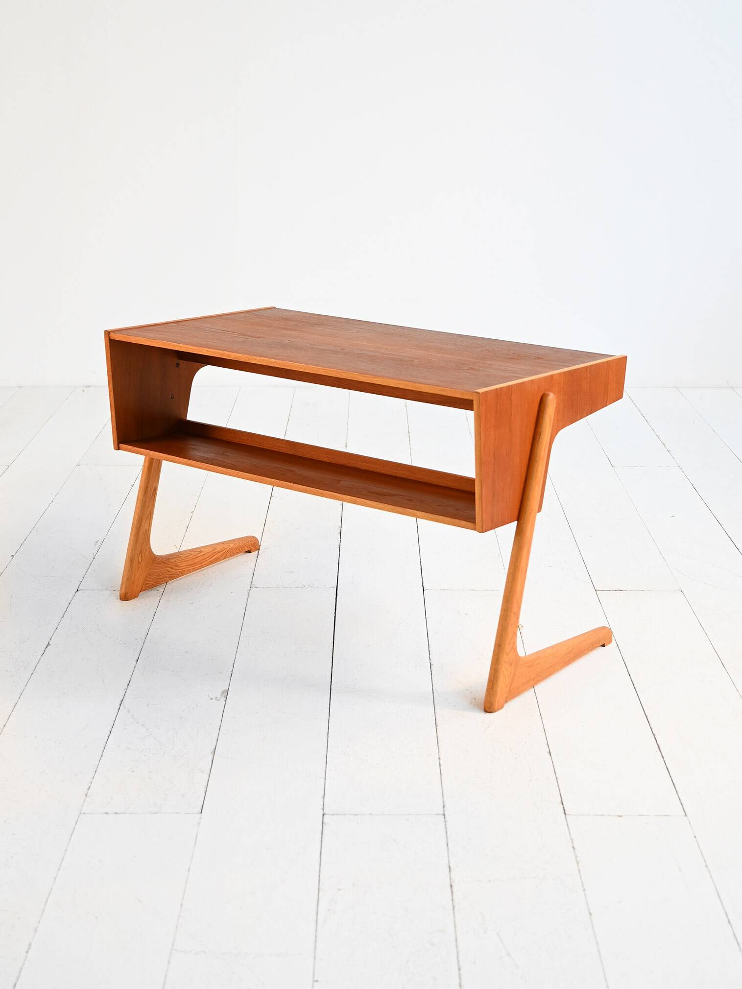 Bureau "Scribo" en teck et chêne scandinave des années 1960
