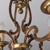 Louis XVI style chandelier with four branches