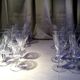 Suite of 16 champagne flutes in baccarat crystal carcassonne model