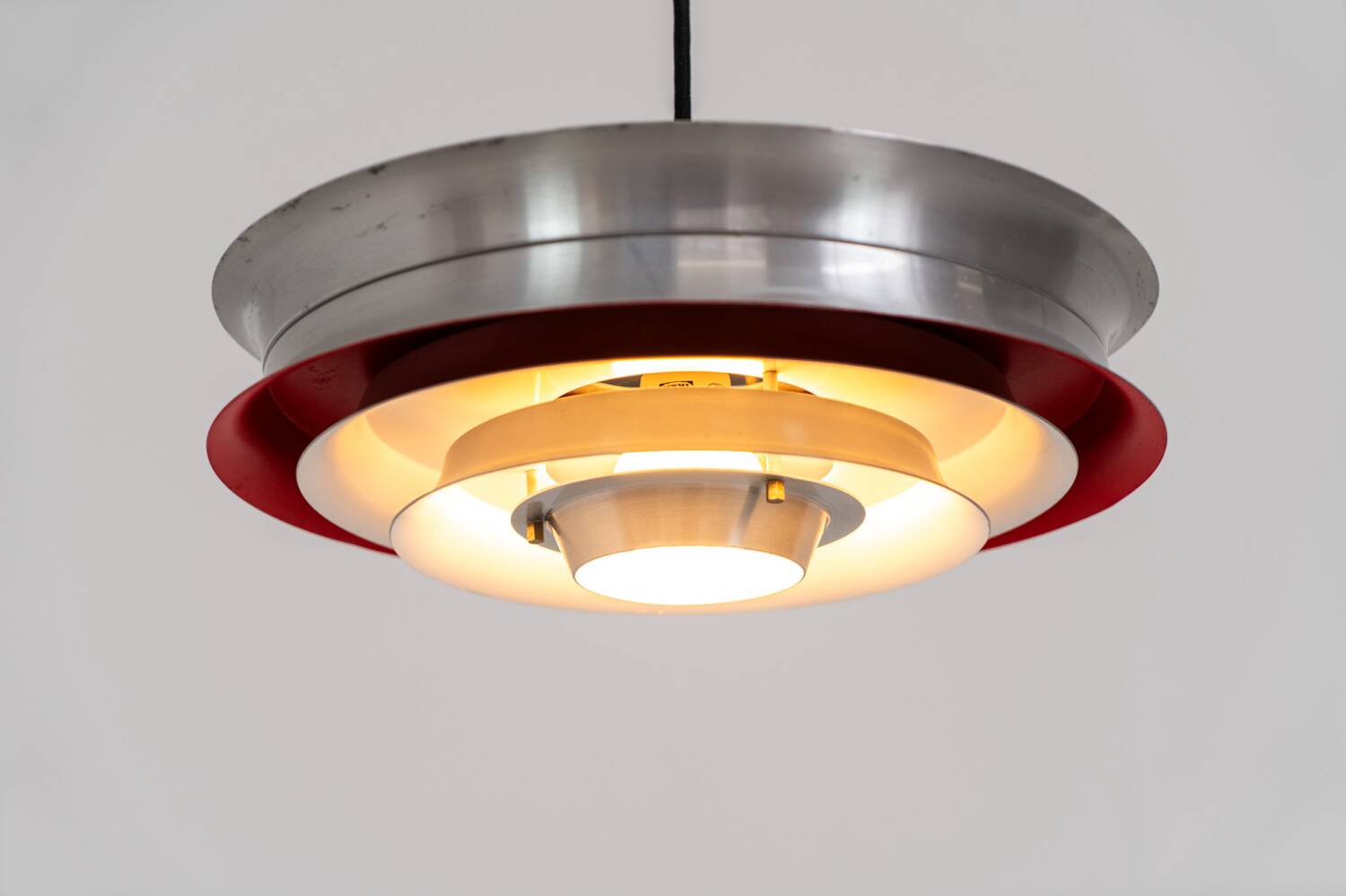 Luminaire suspendu « Trava » de Carl Thore pour Granhaga (Suède - années 1960).