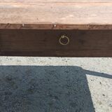 Large table 181 cm of cherry and oak farm