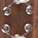 Paire de chandeliers 5 branches (estampillés Quist)