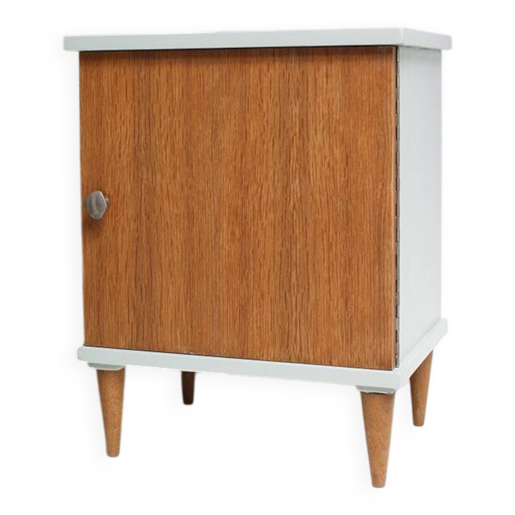 Bedside table with 1 door and 1 internal drawer.