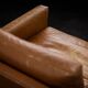 Vintage Mid-Century Danish Modern Brown Leather Easy Chair Model 39