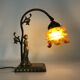 Table lamp, Art Nouveau style, female figure with removable head