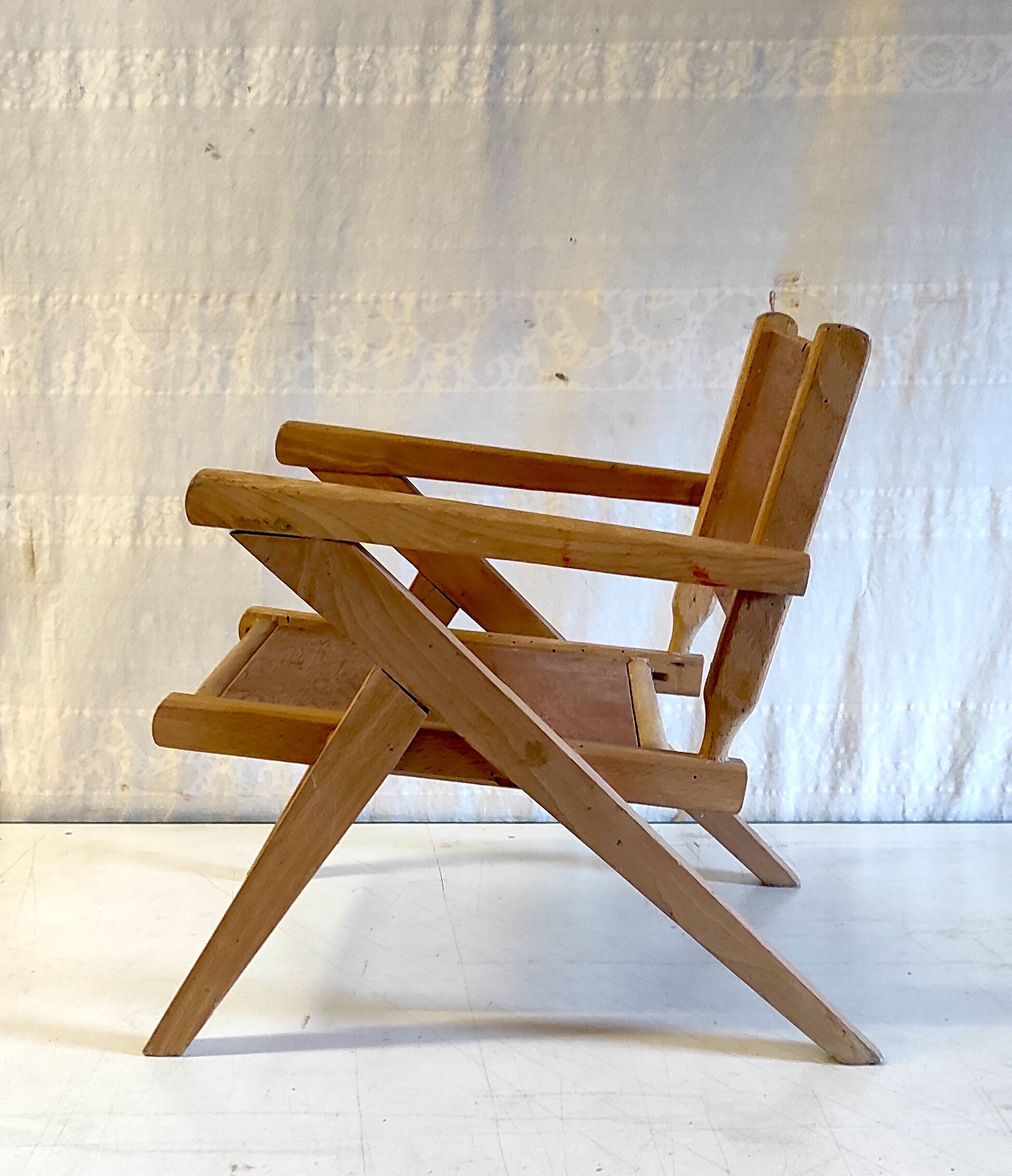 Fauteuil vintage enfant - mid. XXème