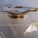 Louis XVI silver plated metal table centerpiece dish