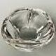 Daum ashtray France in crystal of polylobed shape mergotier cup signed