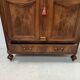 Napoleon III style wardrobe in solid walnut, 19th century