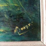 Signed nature painting