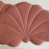 Pair of 1970 Tiffany lotus placemat in plastic