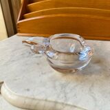 Cendrier pomme cristal de vannes France vintage années 70