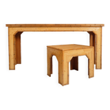 Dressoir console and side table bamboo