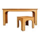 Dressoir console and side table bamboo