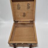 Wooden suitcase
