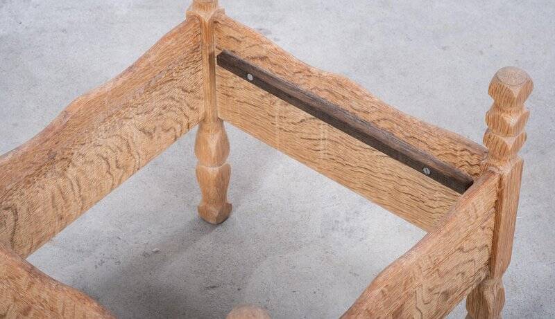 Oak Planter Stand by Henning Kjærnulf, Denmark, 1960s