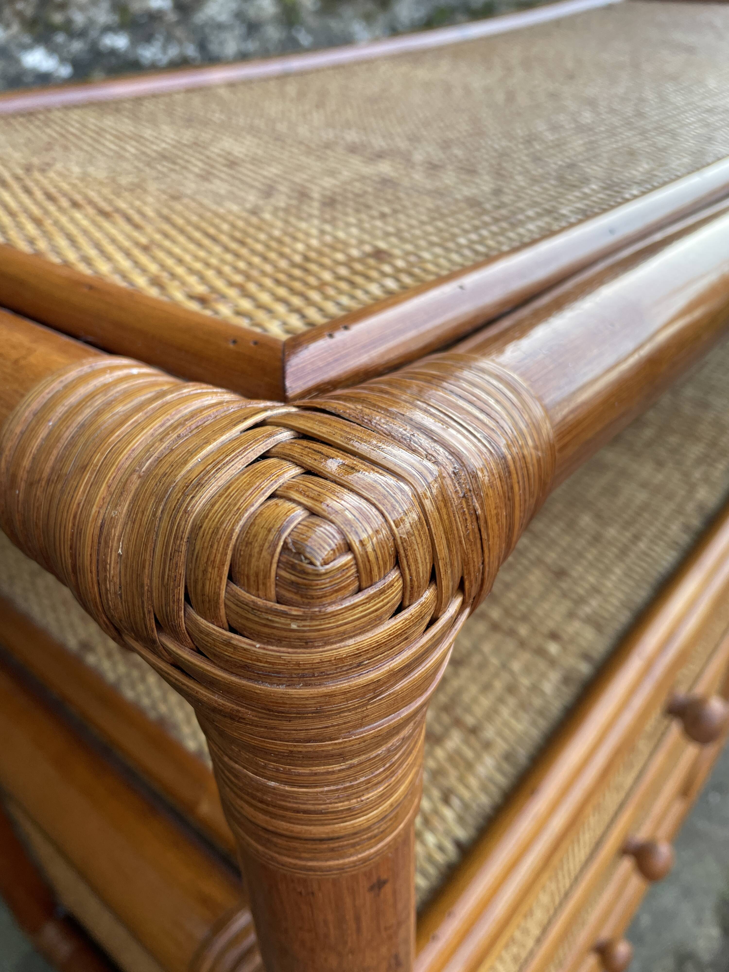 Rattan living room furniture