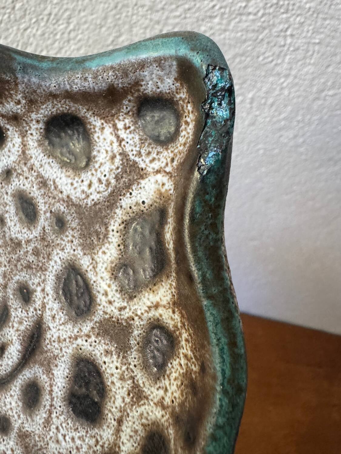 Marius Bessone Vallauris ceramic dish from the 50s