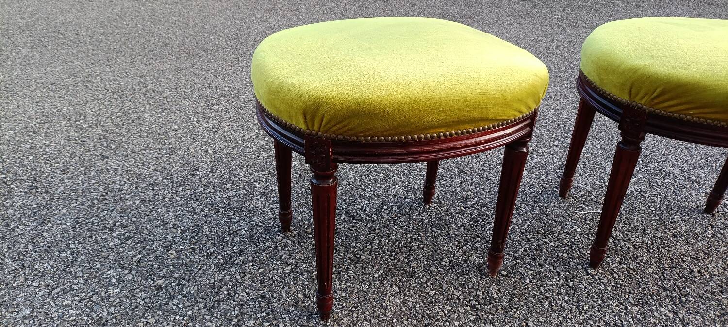 2 Louis XVI stools