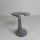 Vintage table design, side table with organic shapes, 90s.
