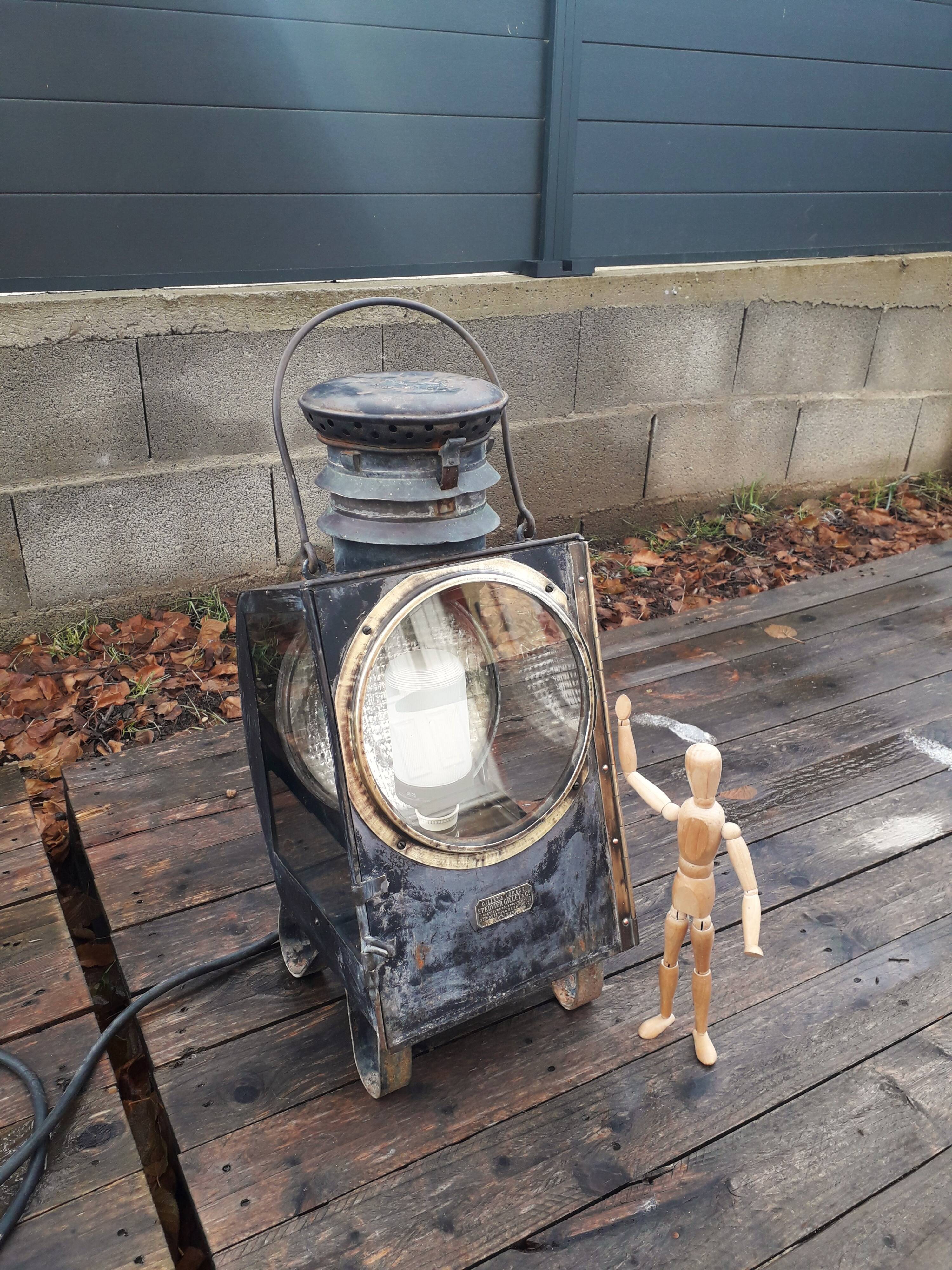 Grosse Lampe SNCF Gillet & Forest 1930