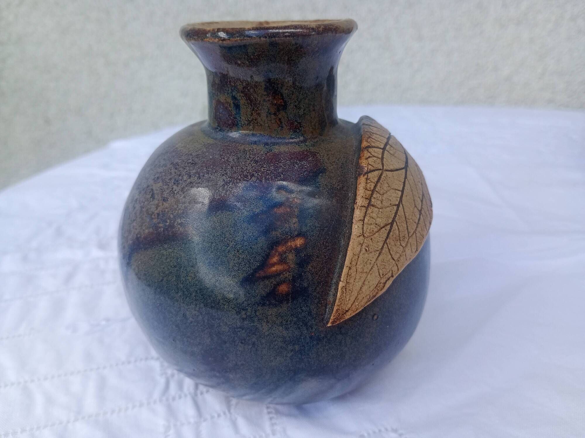 Atelier Freiling 3x round vase for small bouquet in stoneware Autumn ambiance
