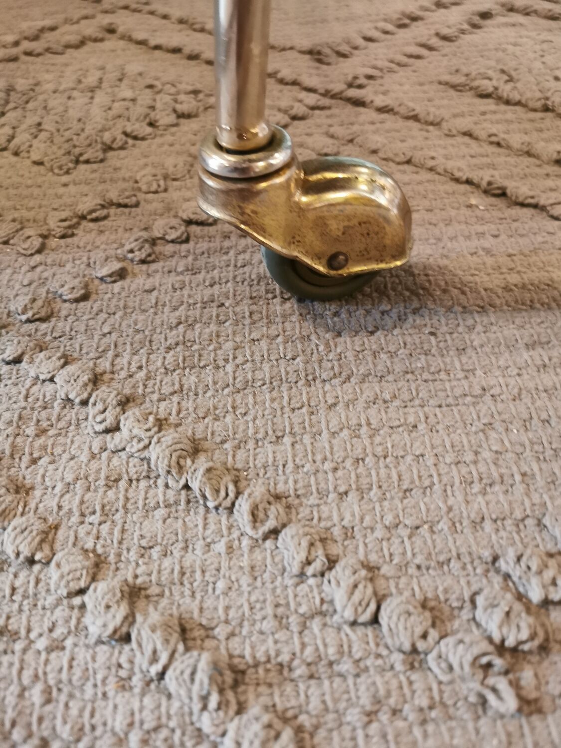Rolling service 60s glass and brass
