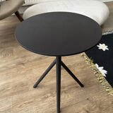 Side table stock table black metal black by normann copenhagen