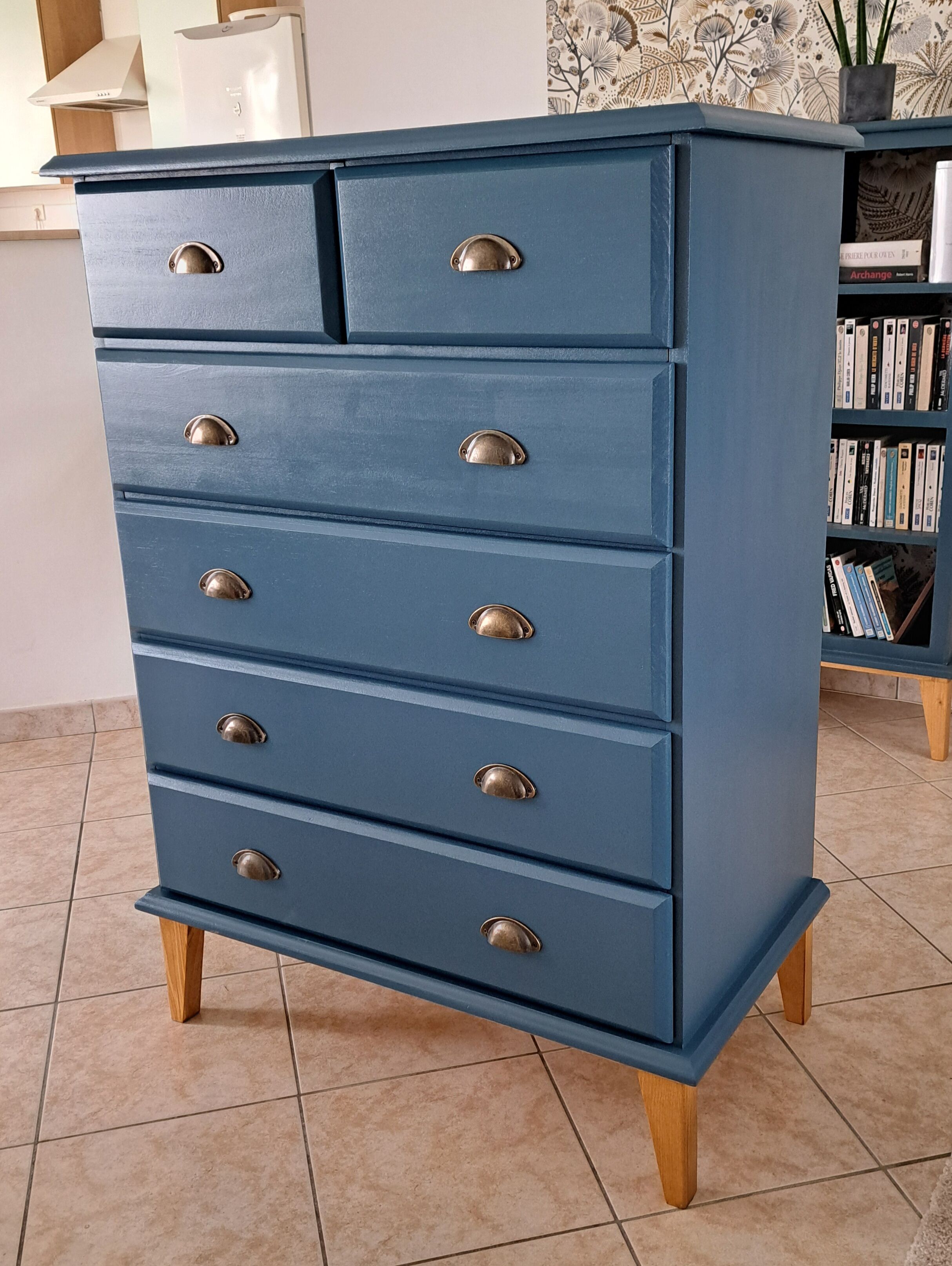 Commode blue ganne