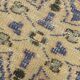 Samon & Blue Luxury Vintage Rug, Large Area Vintage Persian Rug, 218x302 Cm