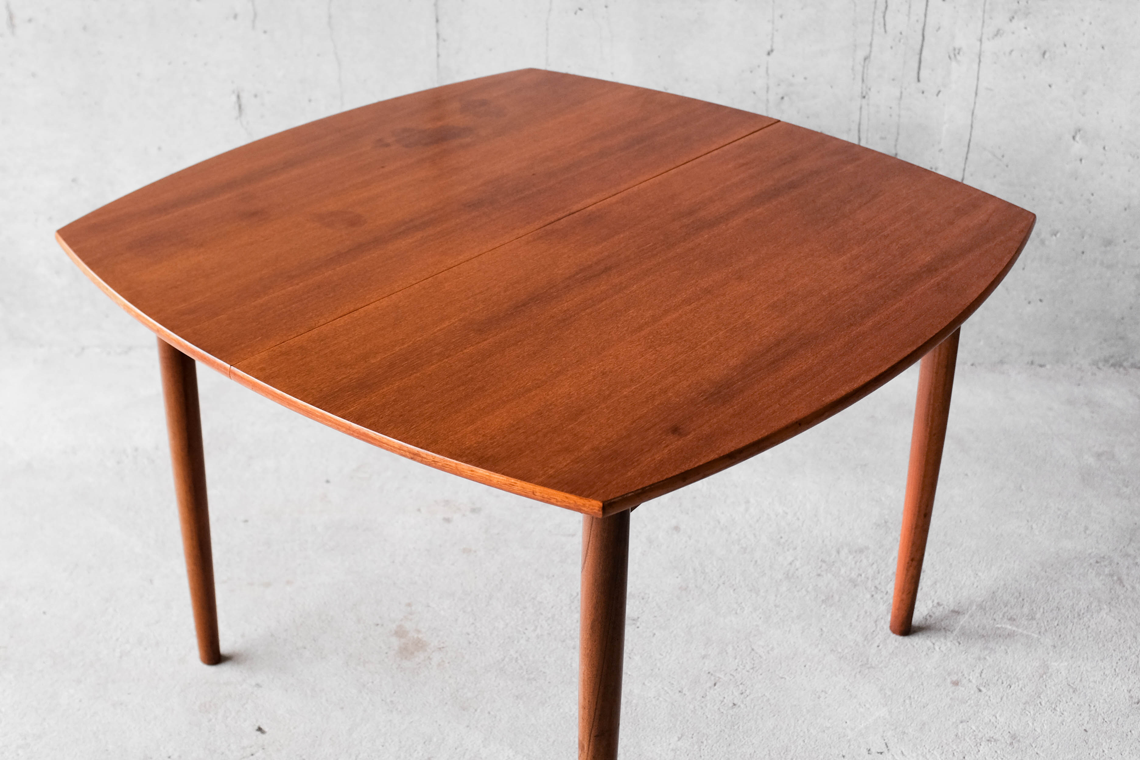 Scandinavian dining table extendable teak - 1960