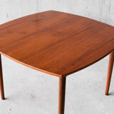 Scandinavian dining table extendable teak - 1960