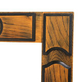 Miroir scandinave en chêne "GT Lux", Glas & Trä, Suède, 1960, 118x77