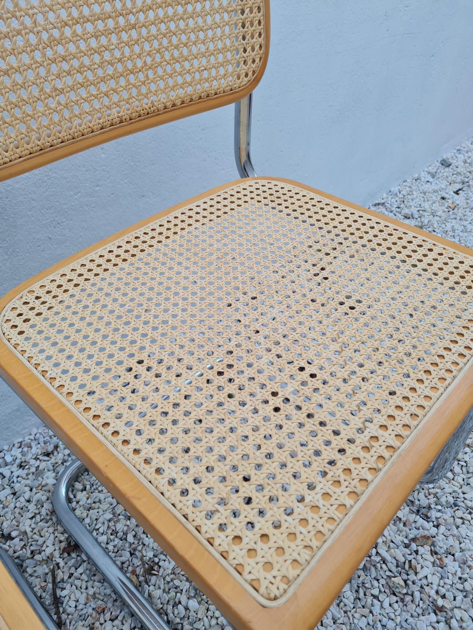 Pair of B32 chairs by Marcel Breuer