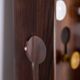 Carlo di Carli. Rosewood veneer coat rack. 1960s.