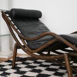 Rattan chaise longue