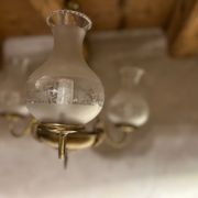 Chandelier with 3 arms in brass 1950/60