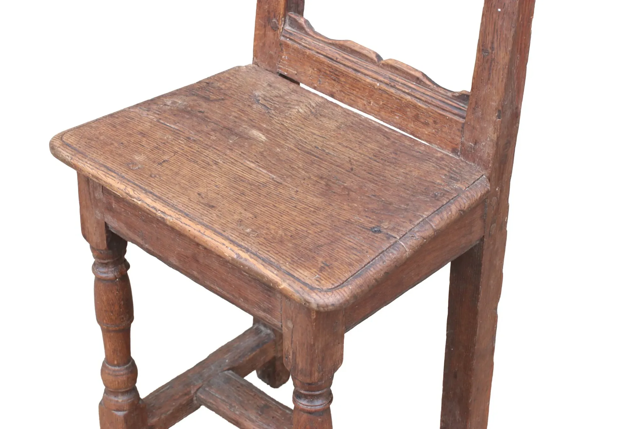 French provincial oak chair, Lorraine – late 17th/early 18th c. (no. 1)