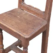 French provincial oak chair, Lorraine – late 17th/early 18th c. (no. 1)