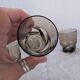 7 smoked glasses French design 1970s