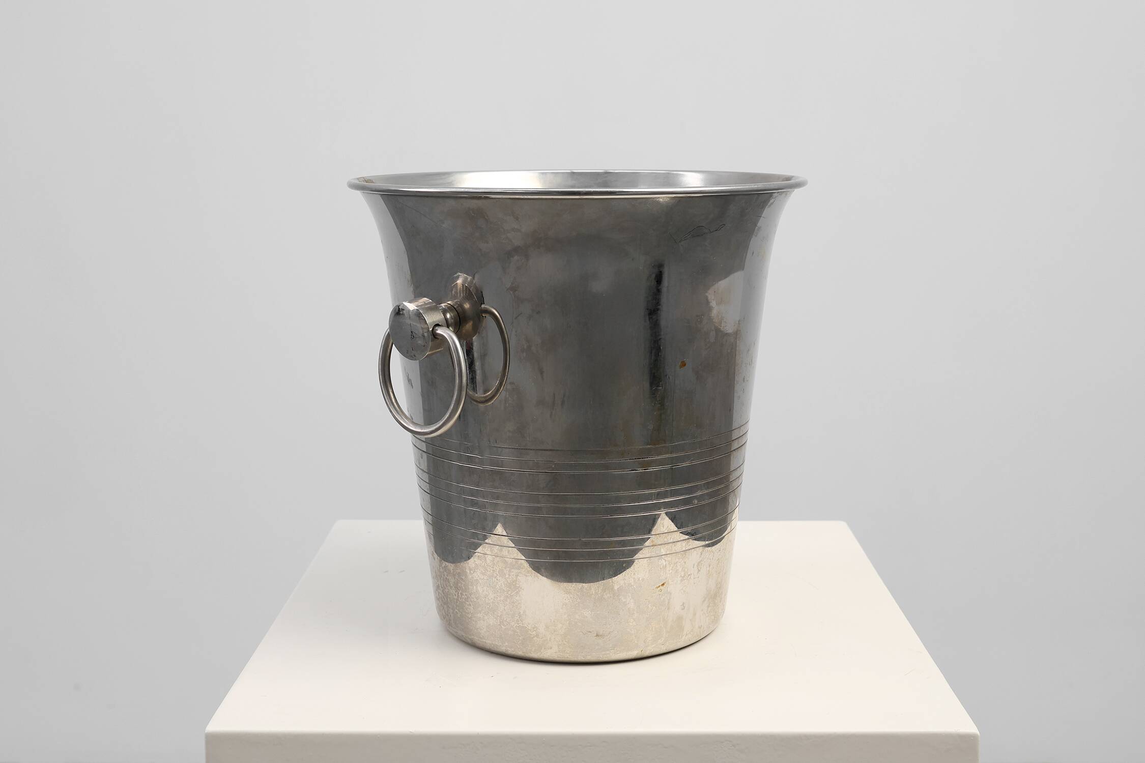 Art Deco silver plated Wine Cooler, France 1930s