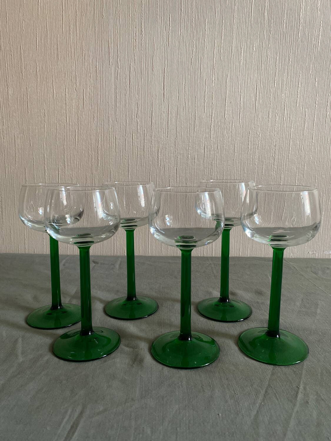 6 Alsace wine glasses