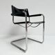 Leather Chairs by Mart Stam and Marcel Breuer, 1970s, Set of 4