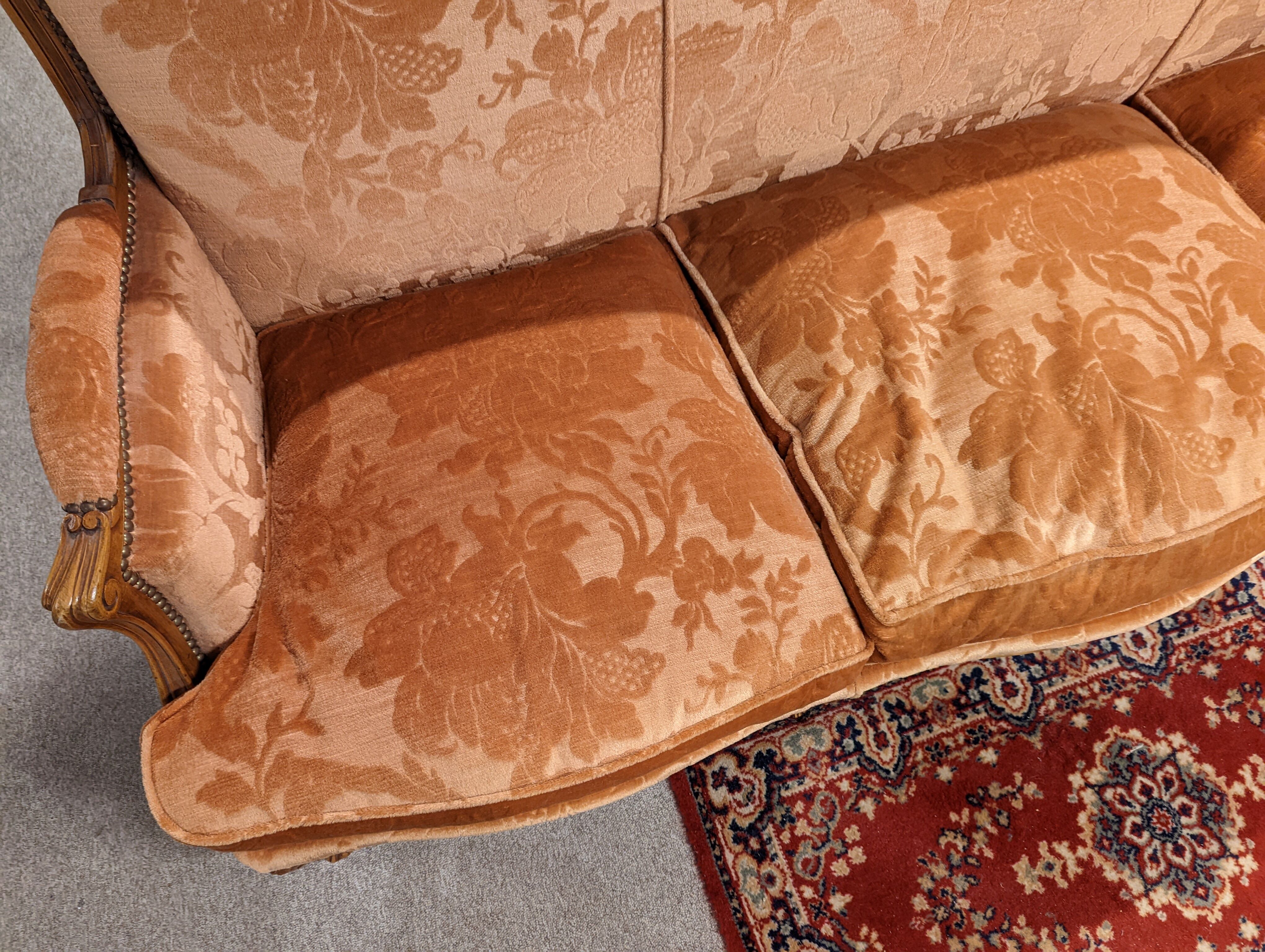 Three-seater sofa Louis XV style