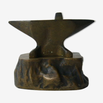 Bronze paper press anvil