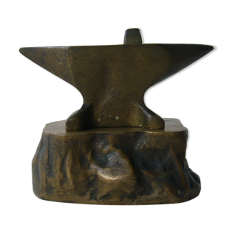 Bronze paper press anvil