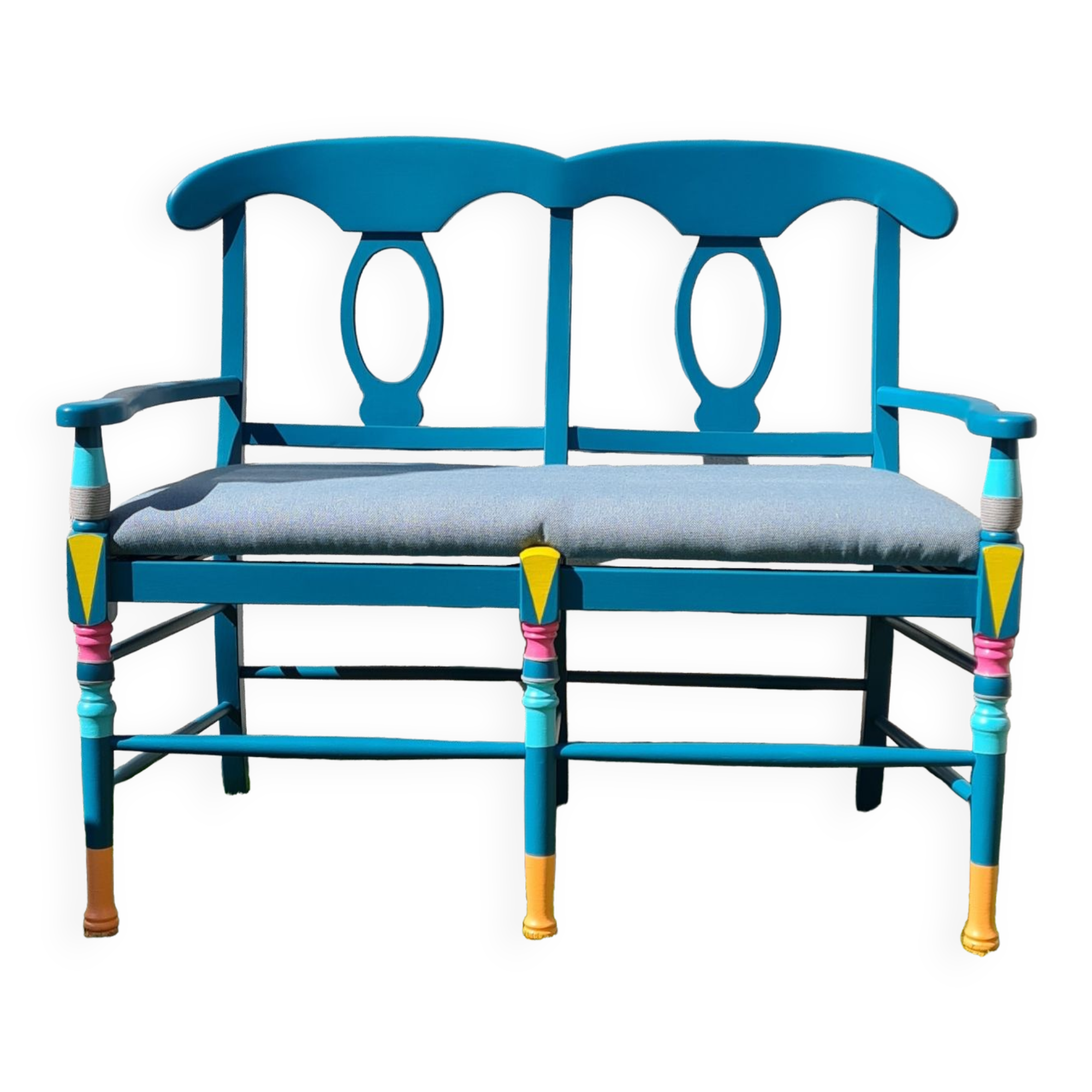 Restyled wooden bench